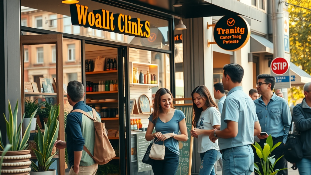 user experience in local business sites vibrant local storefront happy customers
